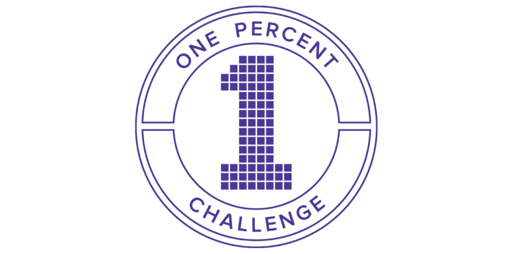 one percent challenge vibe tribes | emindful.com